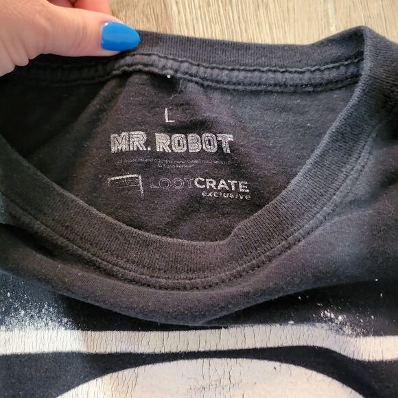 Mr. Robot F Society graphic tee men's black - Picture 2 of 4